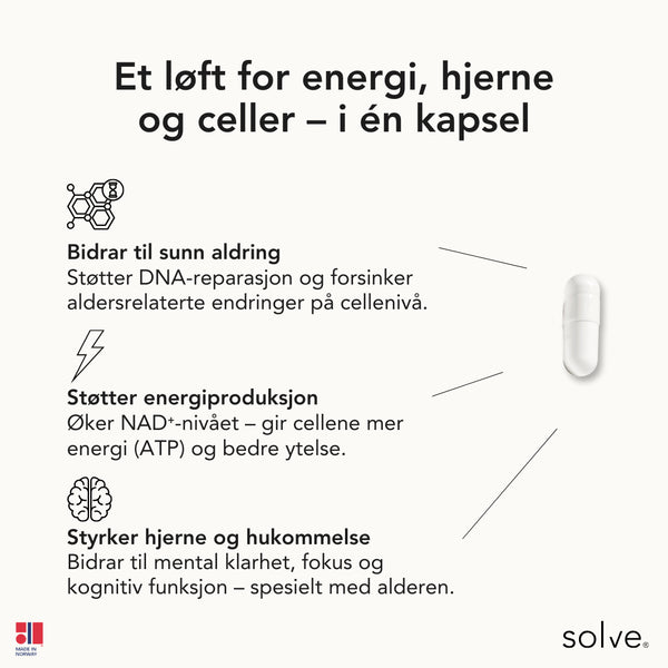 fordeler med nad/NMN - tilskudd - solve